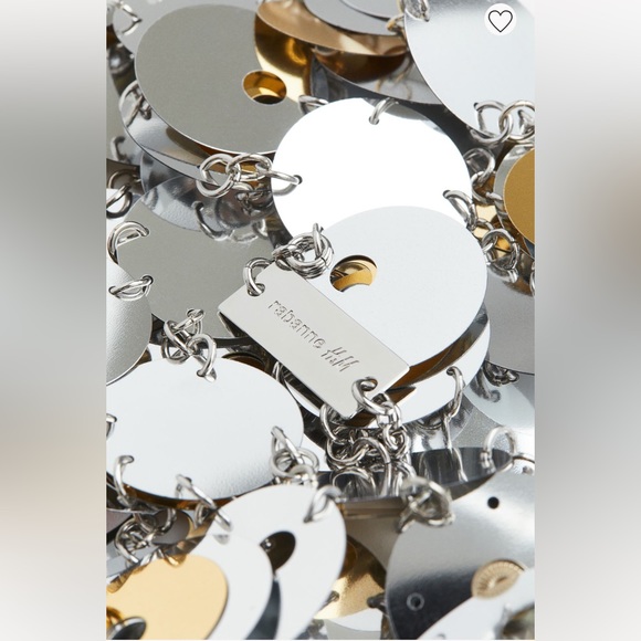 Rabanne H&M Sold Out Sequin Disc Mini Dress XS - Picture 6 of 6